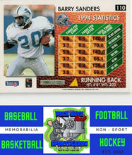 Load image into Gallery viewer, 1995 Summit #110 Barry Sanders NM