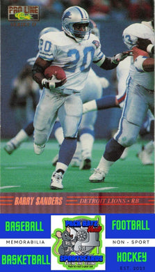 1995 Pro Line Series II #II-14 Barry Sanders Printer's Proofs NM