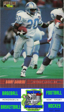 1995 Pro Line Series II #II-14 Barry Sanders Printer's Proofs NM