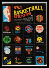 Load image into Gallery viewer, 1971 Topps #46 NBA Team Logos Trios Stickers VG