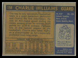 1971 Topps #158 Charlie Williams VG