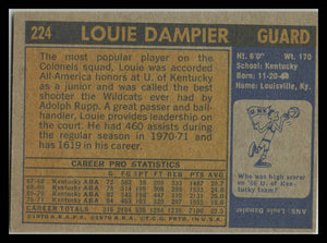 1971 Topps #224 Louie Dampier VG