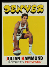 Load image into Gallery viewer, 1971 Topps #174 Julian Hammond VG