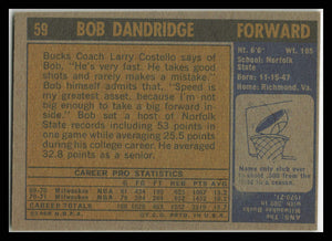 1971 Topps #59 Bob Dandridge VG