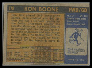 1971 Topps #178 Ron Boone VG