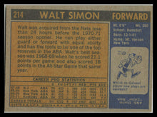 Load image into Gallery viewer, 1971 Topps #214 Walt Simon VG