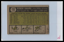 Load image into Gallery viewer, 1961 Topps #103 Ruben Amaro G/VG