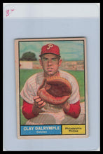 Load image into Gallery viewer, 1961 Topps #299 Clay Dalrymple G/VG
