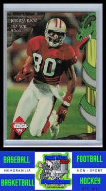 1995 Collector's Edge Excalibur #NNO Jerry Rice Dragon Slayers NM