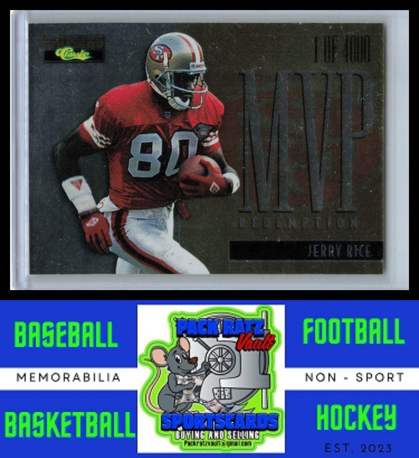 1995 Pro Line #MVP30 Jerry Rice MVP Redemption NM