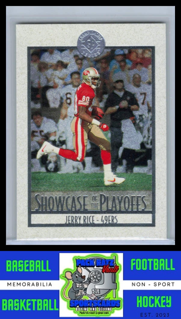 1995 SP Championship #PS2 Jerry Rice Playoff Showcase Die Cuts NM