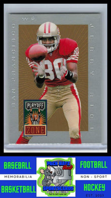 1996 Playoff Trophy Contenders #PZ-34 Jerry Rice Playoff Zone NM