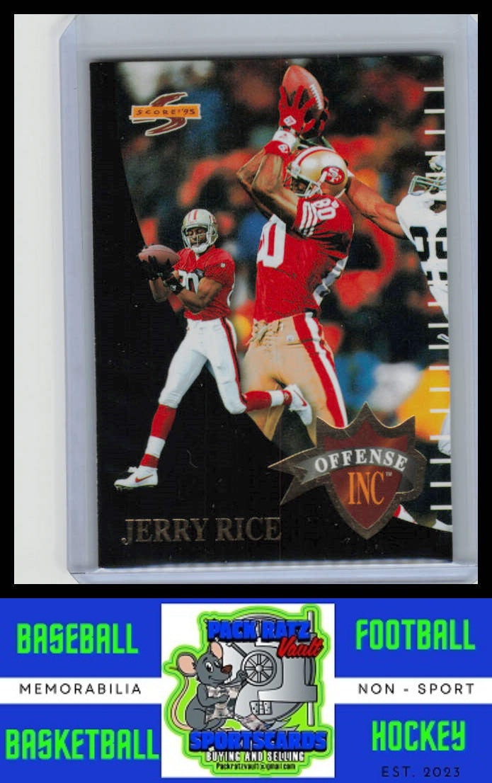 1995 Score #OF6 Jerry Rice Offense Inc NM