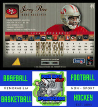 Load image into Gallery viewer, 1995 Select Certified #49 Jerry Rice Mirror Golds NM