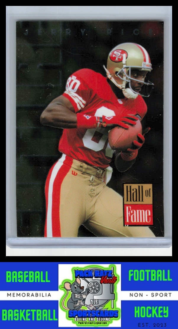 1995 SkyBox Impact #HF1 Jerry Rice Future Hall of Famers NM