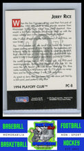 Load image into Gallery viewer, 1994 Playoff #PC-8 Jerry Rice Playoff Club NM