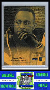 1995 Select Certified #1 Jerry Rice Gold Team NM