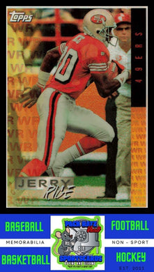 1995 Topps mystery finest refractors #NNO Jerry Rice NM