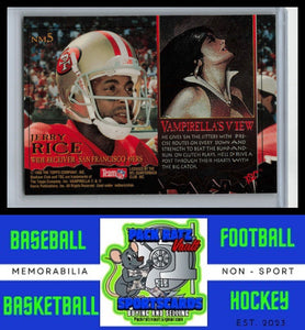 1995 Stadium Club #NM5 Jerry Rice Nightmares Members Only NM