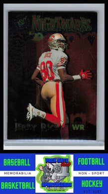 1995 Stadium Club #NM5 Jerry Rice Nightmares Members Only NM