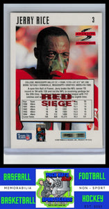 1995 Score #3 Jerry Rice Red Siege NM