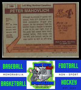 1973 Topps #186 Pete Mahovlich VG/EX