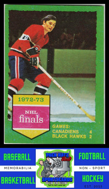 1973 Topps #197 1972-73 NHL Finals (Series G) VG/EX