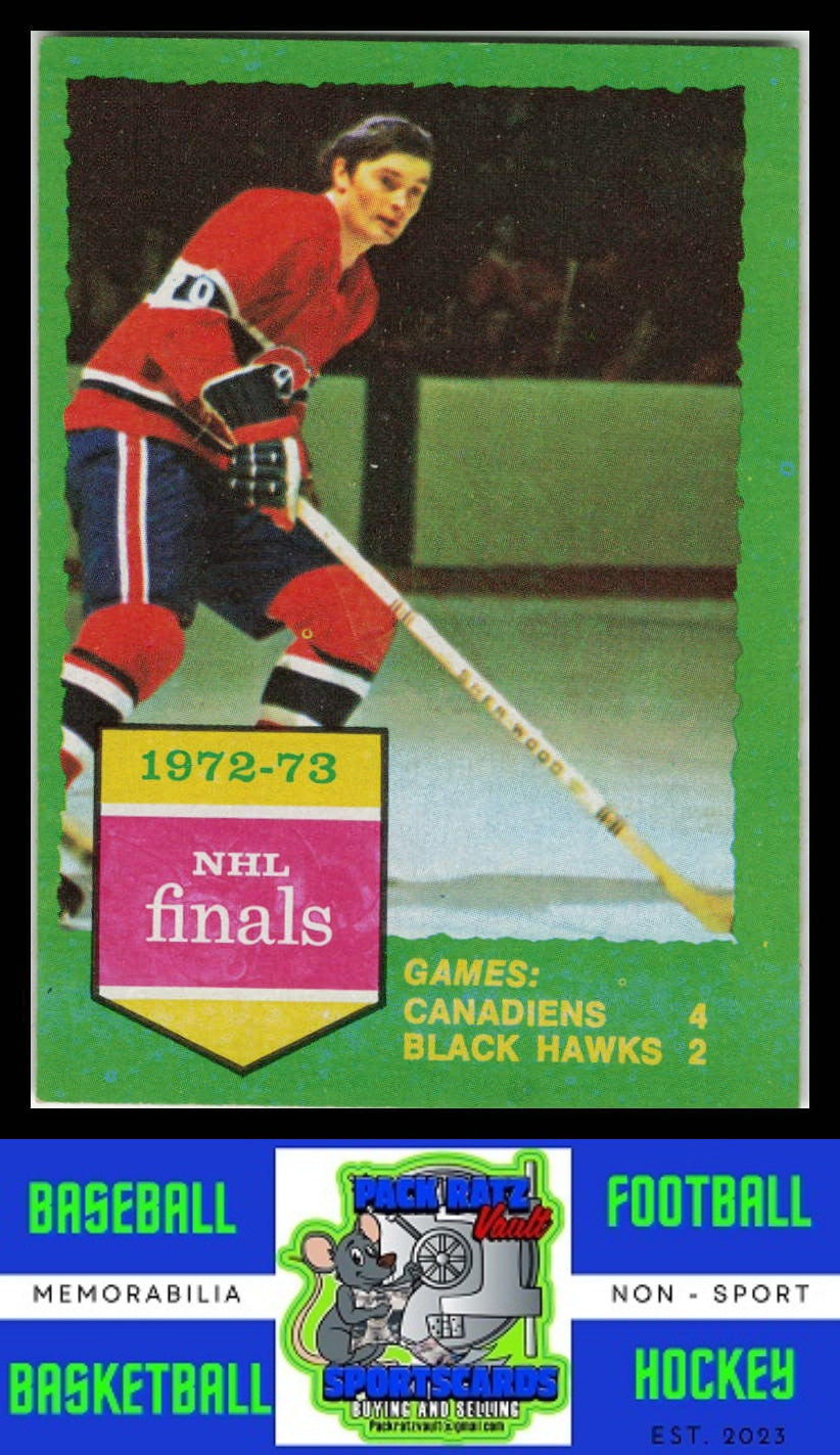 1973 Topps #197 1972-73 NHL Finals (Series G) VG/EX