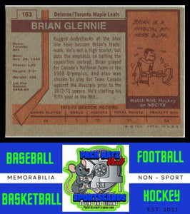 1973 Topps #163 Brian Glennie VG/EX