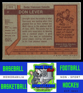 1973 Topps #111 Don Lever VG/EX