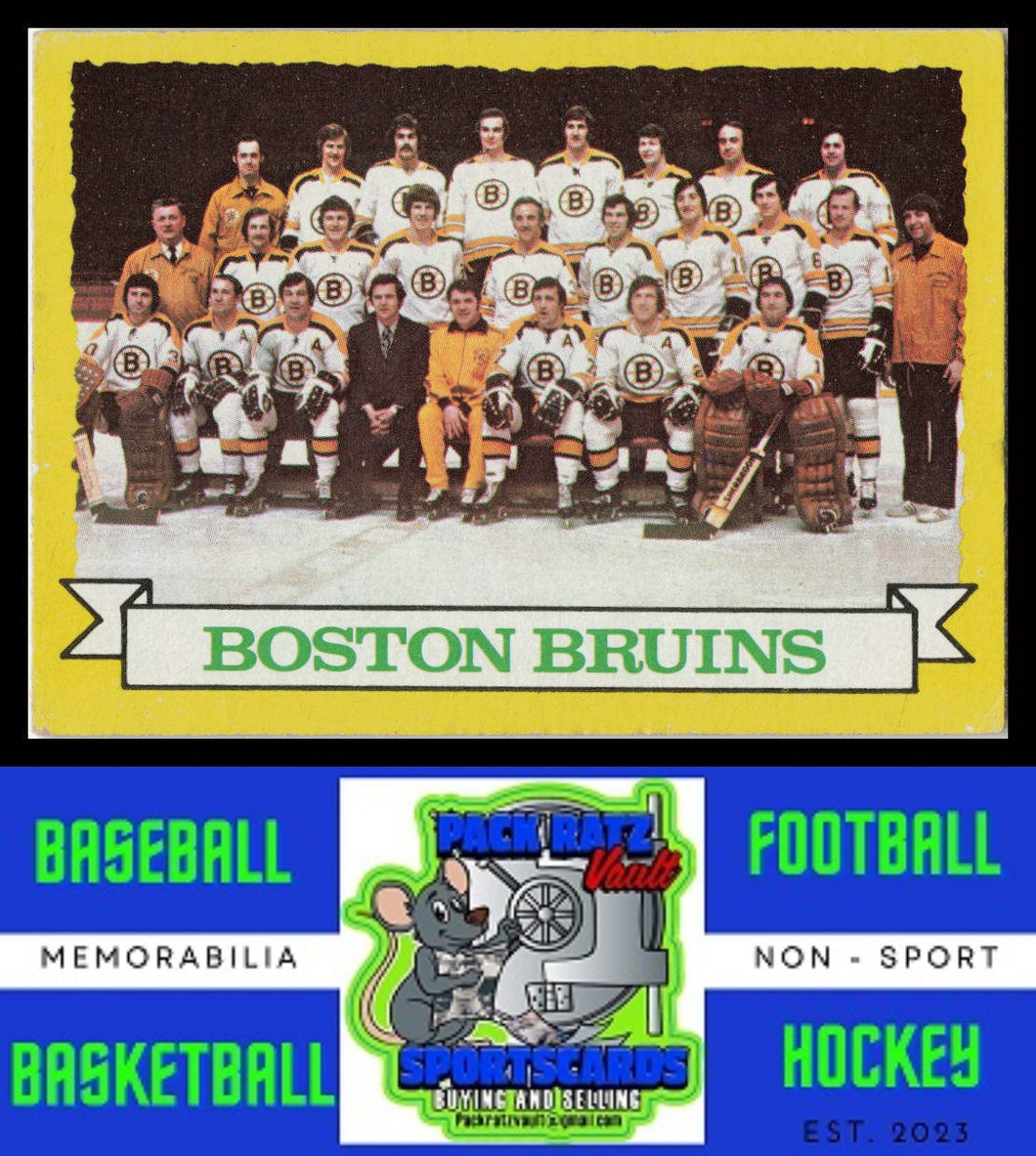 1973 Topps #93 Boston Bruins Team TC VG/EX