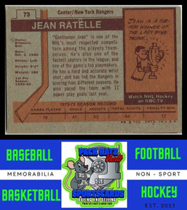 1973 Topps #73 Jean Ratelle VG/EX