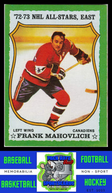 1973 Topps #40 Frank Mahovlich VG/EX