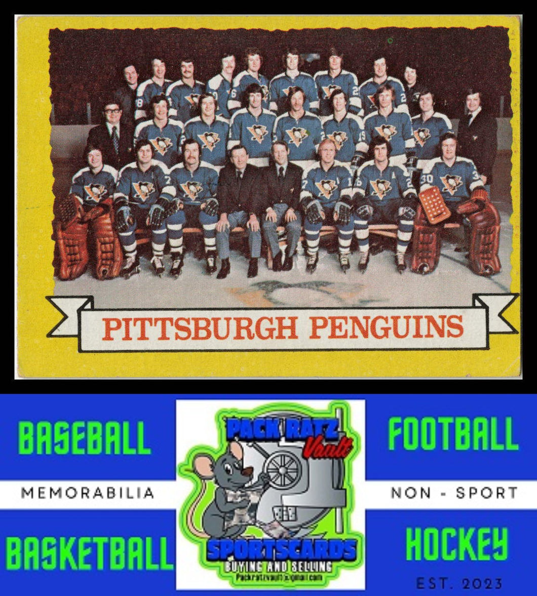 1973 Topps #104 Pittsburgh Penguins Team TC VG/EX