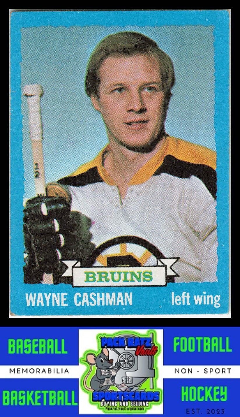 1973 Topps #166 Wayne Cashman VG/EX