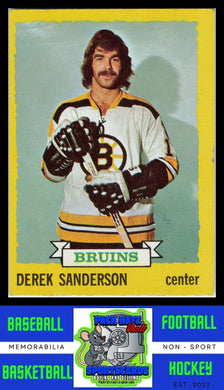 1973 Topps #182 Derek Sanderson VG/EX