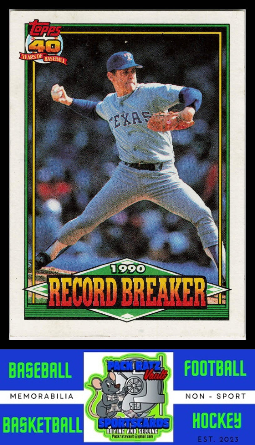 1991 Topps #6 Nolan Ryan NM