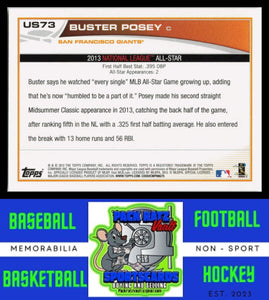 2013 Topps #us73 Buster Posey Gold NM