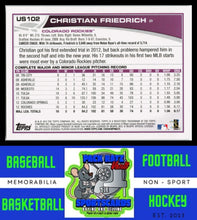 Load image into Gallery viewer, 2013 Topps Update #US102 Christian Friedrich Red NM