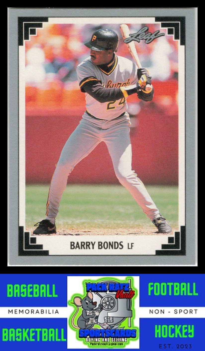 1991 Leaf Preview #9 Barry Bonds NM