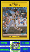 Load image into Gallery viewer, 1991 Fleer #33b Barry Bonds Jumbo Pack version: Text ends with "junior season..." NM