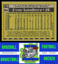 Load image into Gallery viewer, 1990 Topps #210 Ryne Sandberg NM