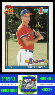 1991 Topps #333 Chipper Jones (RC) NM