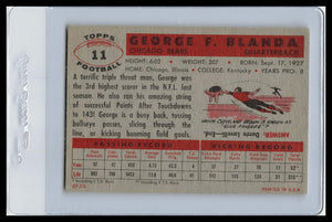 1956 Topps #11 George Blanda VG