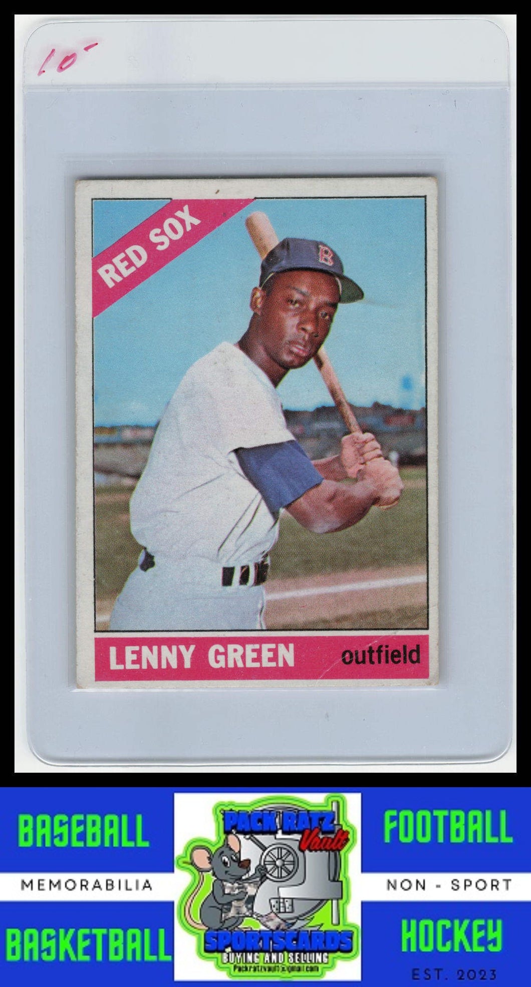 1966 Topps #502 Lenny Green VG