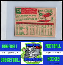 Load image into Gallery viewer, 1959 Topps #239a Bob Trowbridge White/lighter back VG