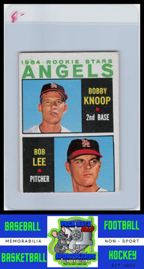 1964 Topps #502 1964 Angels Rookie Stars - Bobby Knoop / Bob Lee RC,RS VG