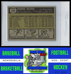 1961 Topps #346 Howie Nunn VG