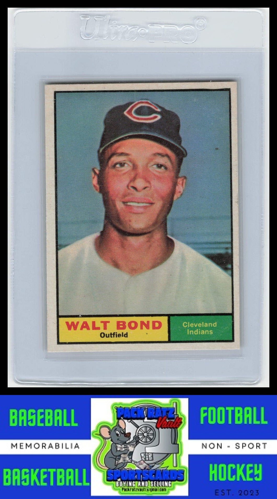 1961 Topps #334 Walt Bond VG