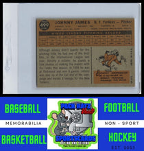 Load image into Gallery viewer, 1960 Topps #499 Johnny James VG